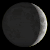 Waxing Crescent, Moon at 4 days in cycle